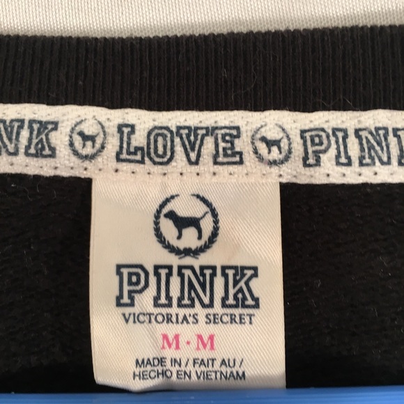 Pink long sleeve pullover sweatshirt - Picture 3 of 3